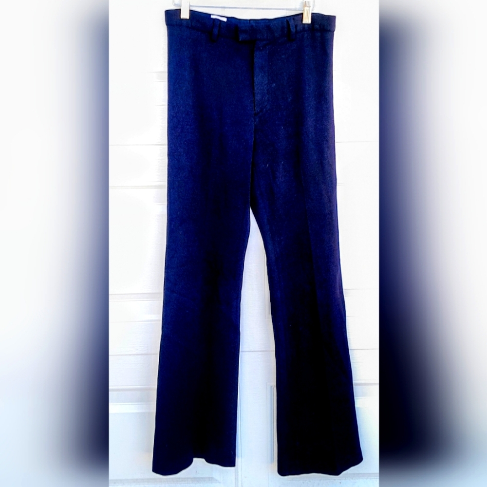 VTG. Carolina Herrera Black Wool Dress Pants- size 8